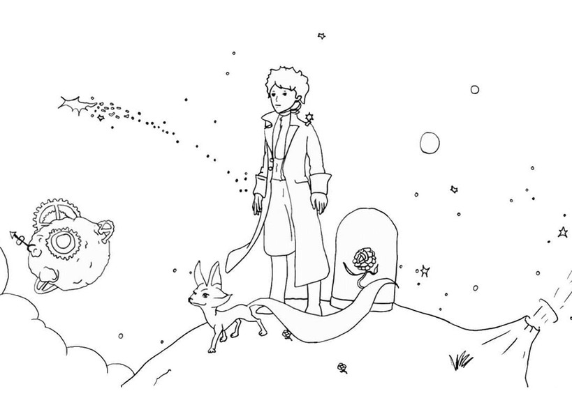 Coloriage Dessiner facile Le Petit Prince