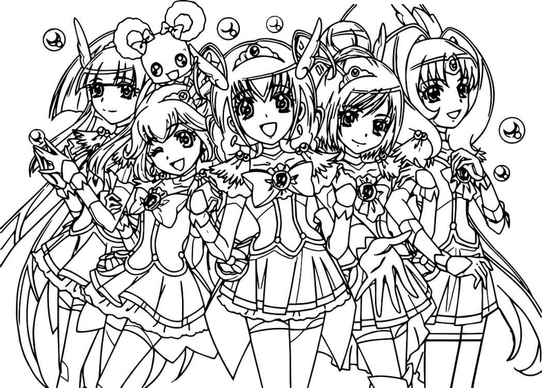 Coloriage Glitter Force à imprimer