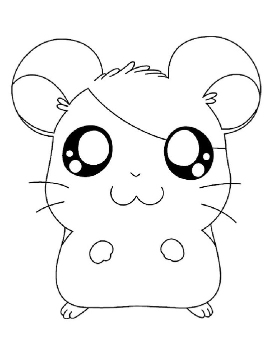 Coloriage Dessiner Hamtaro heureux