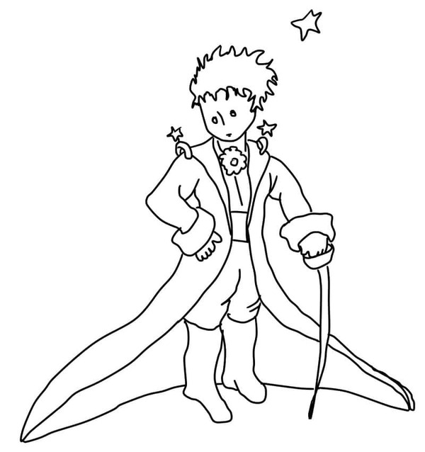 Coloriage Dessiner imprimable Le Petit Prince