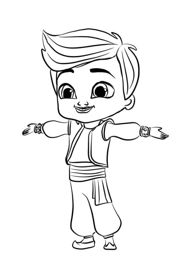 Coloriage Dessiner Kaz de Shimmer et Shine