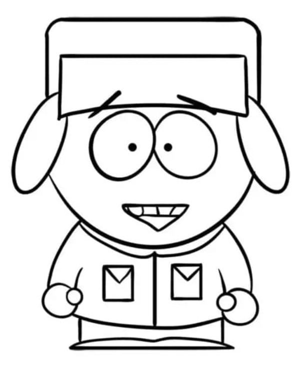 Coloriage Dessiner Kyle Broflovski