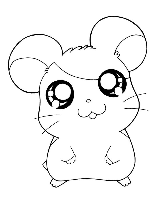 Coloriage Dessiner mignon Hamtaro