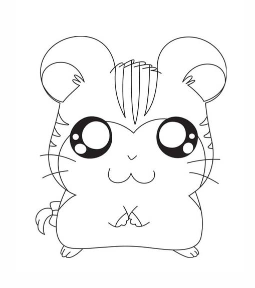 Coloriage Dessiner Sandy de Hamtaro gratuit