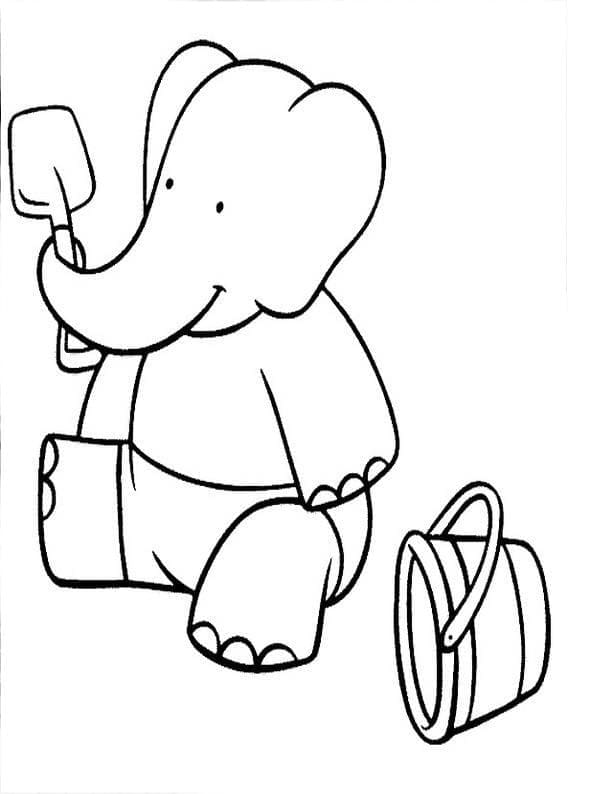 Coloriage Dessinez Alexandre de Babar