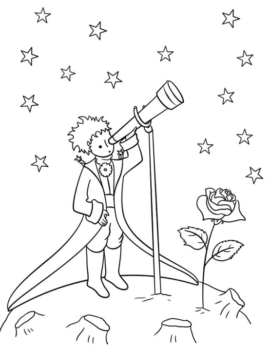 Coloriage Image Le Petit Prince