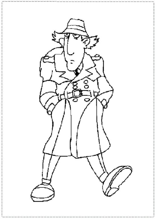 Coloriage Inspecteur Gadget 12