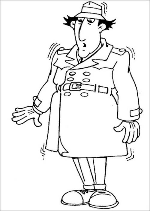 Coloriage Inspecteur Gadget 4