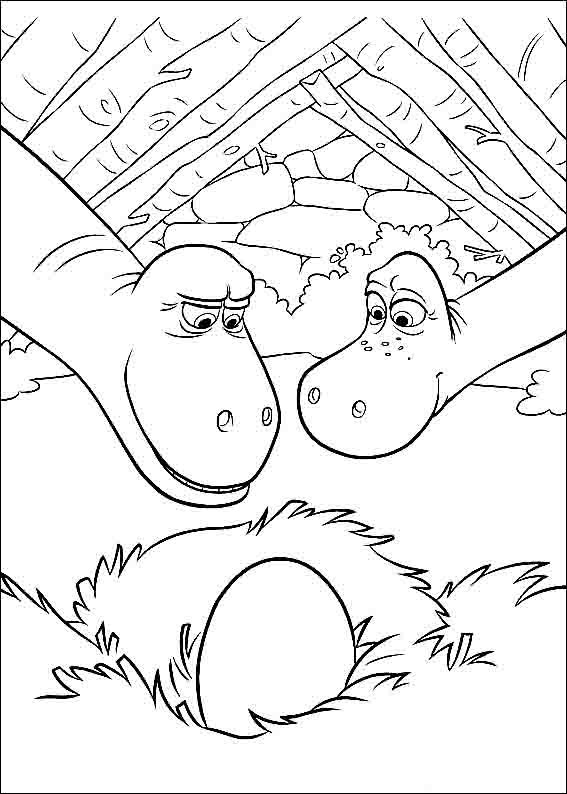 Coloriage Le Voyage d'Arlo 3