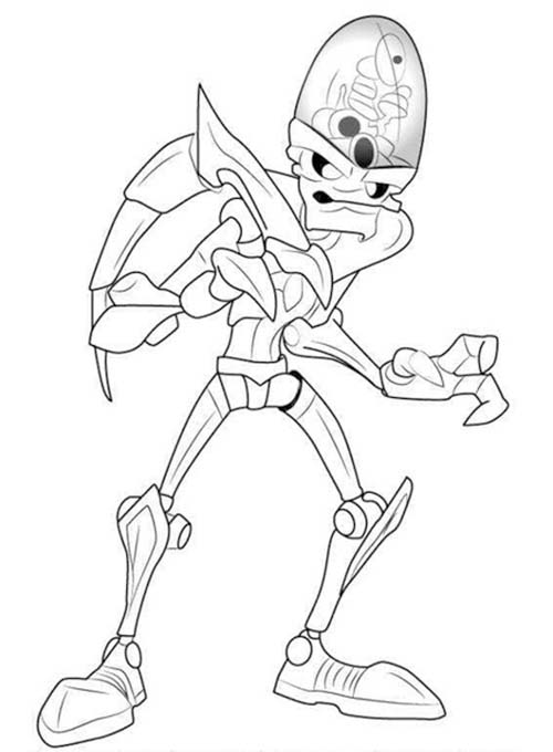 Coloriage Néfarious de Ratchet et Clank