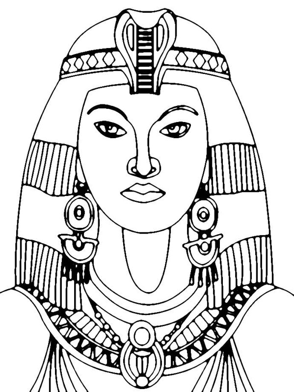 Coloriage Cleopatre à imprimer