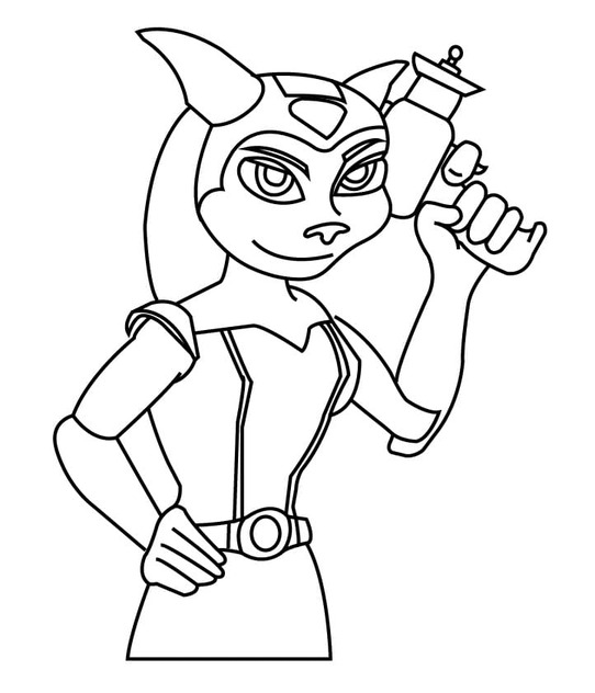 Coloriage Ratchet et Clank 5