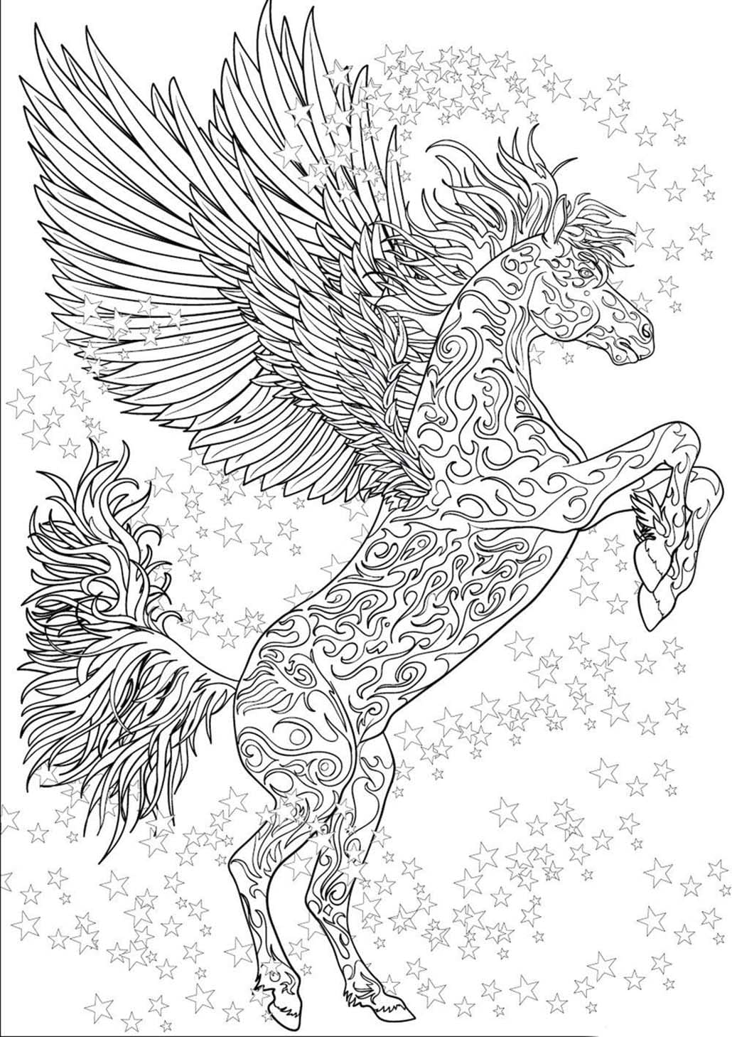 Coloriage Adulte Animaux 1 à imprimer