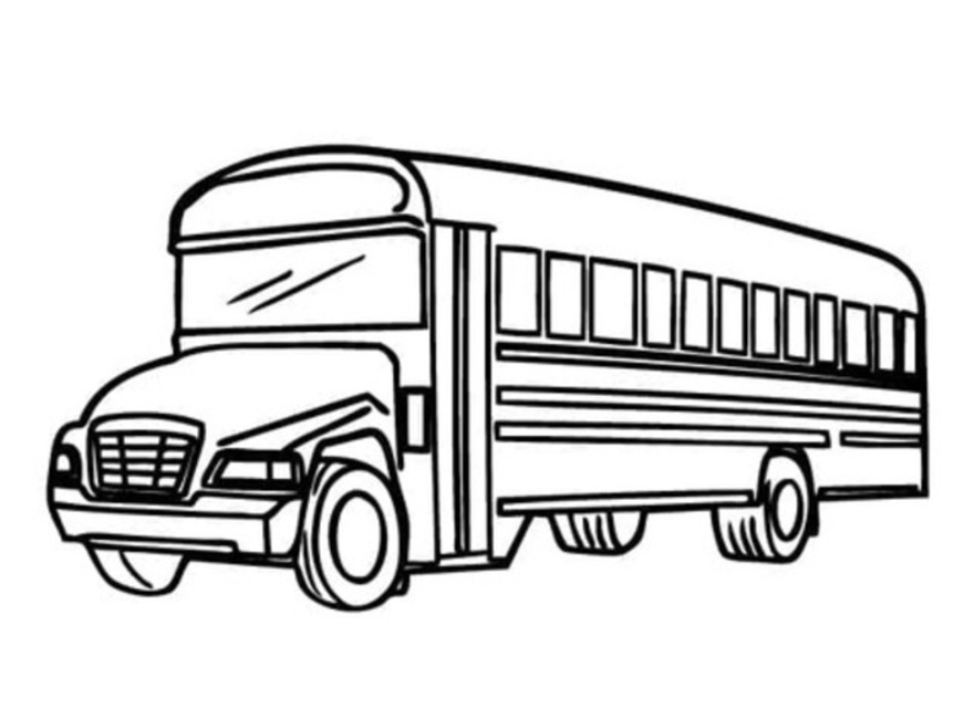 Coloriage Autobus Scolaire 10