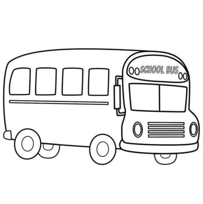 Coloriage Autobus Scolaire 7