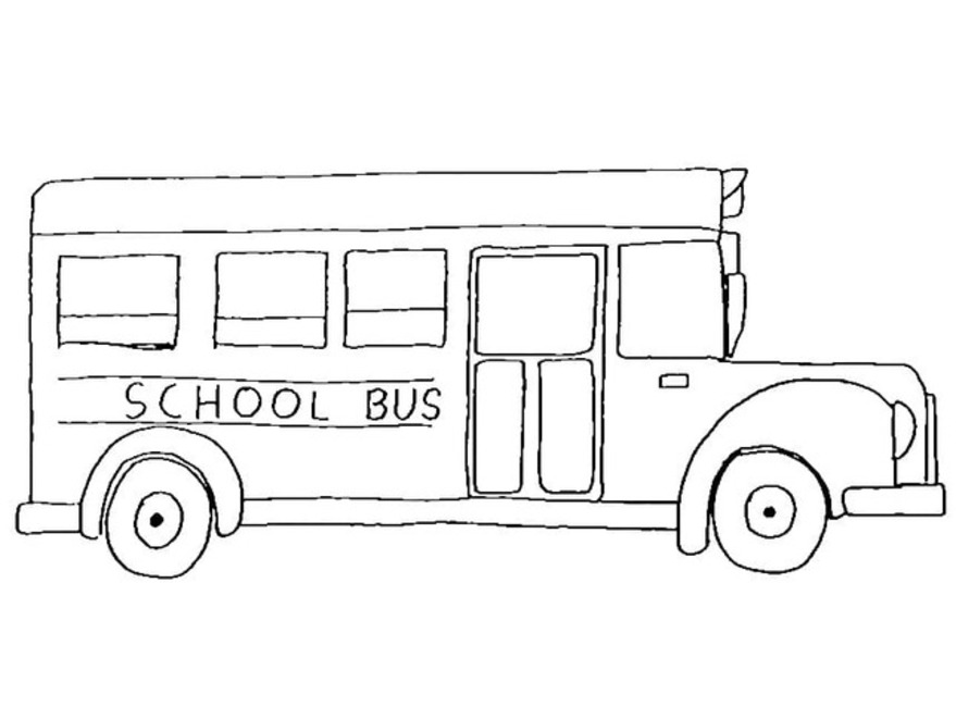 Coloriage Autobus Scolaire gratuitement