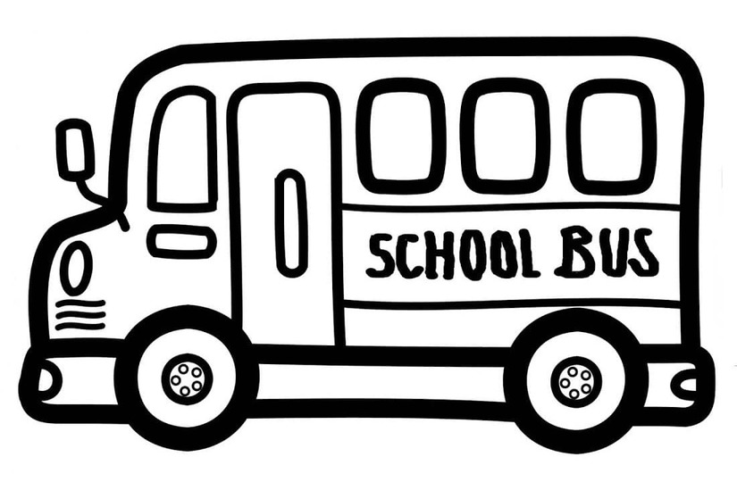 Coloriage Autobus scolaire imprimable gratuit