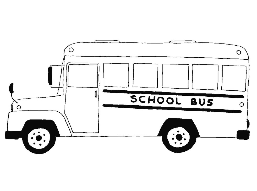 Coloriage Autobus Scolaire joli