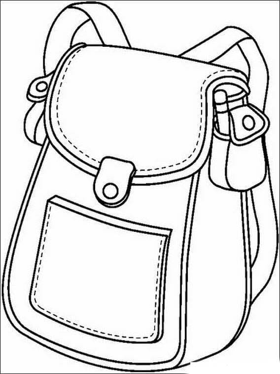 Coloriage Cartable 1