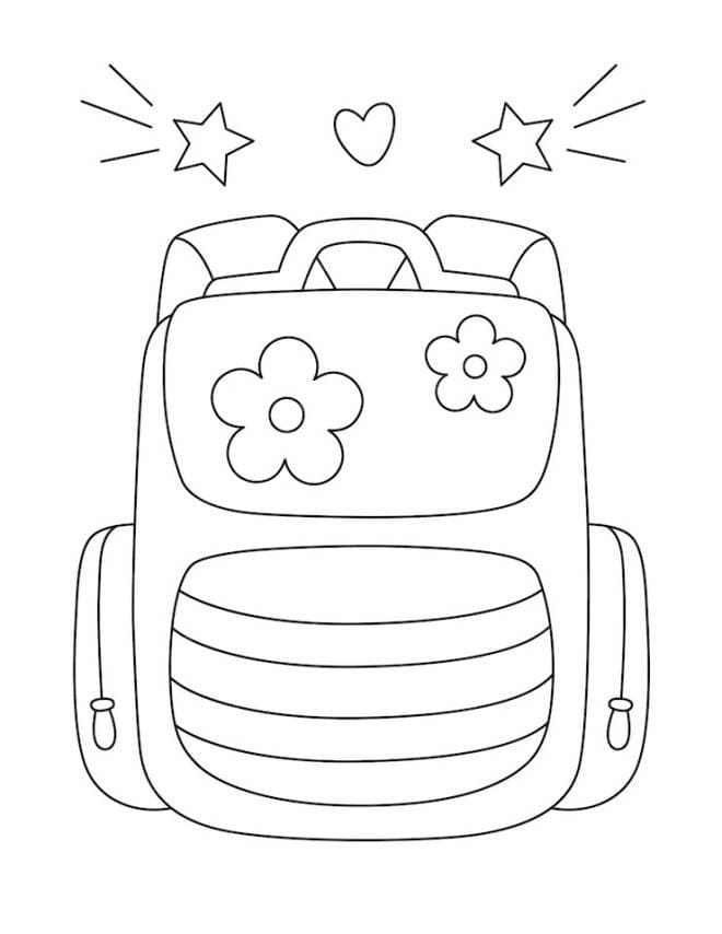 Coloriage Cartable 11