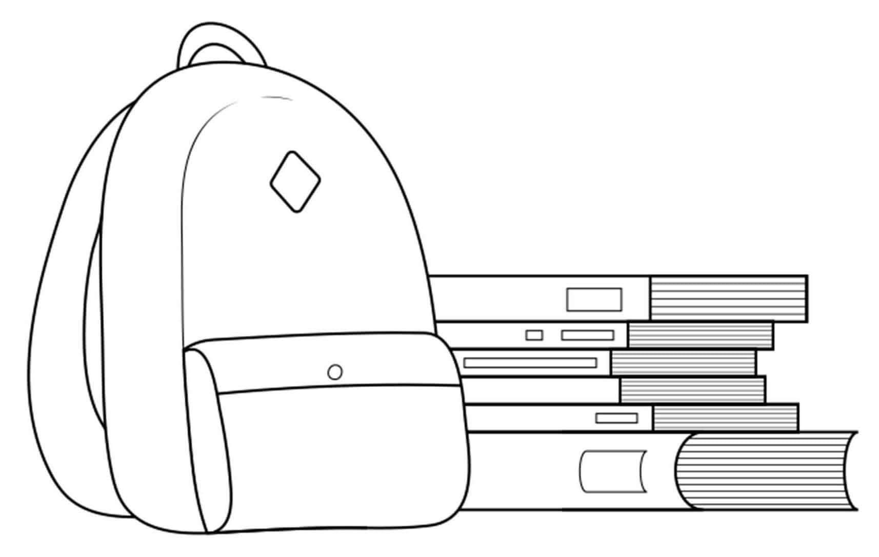 Coloriage Cartable 4