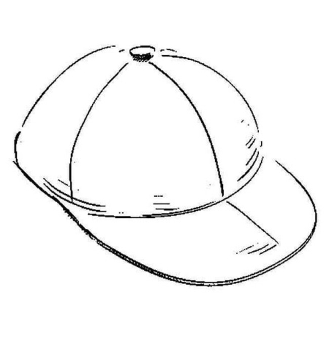 Coloriage Dessin Casquette Basique