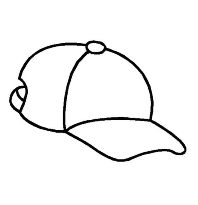 Coloriage Dessin Casquette imprimable