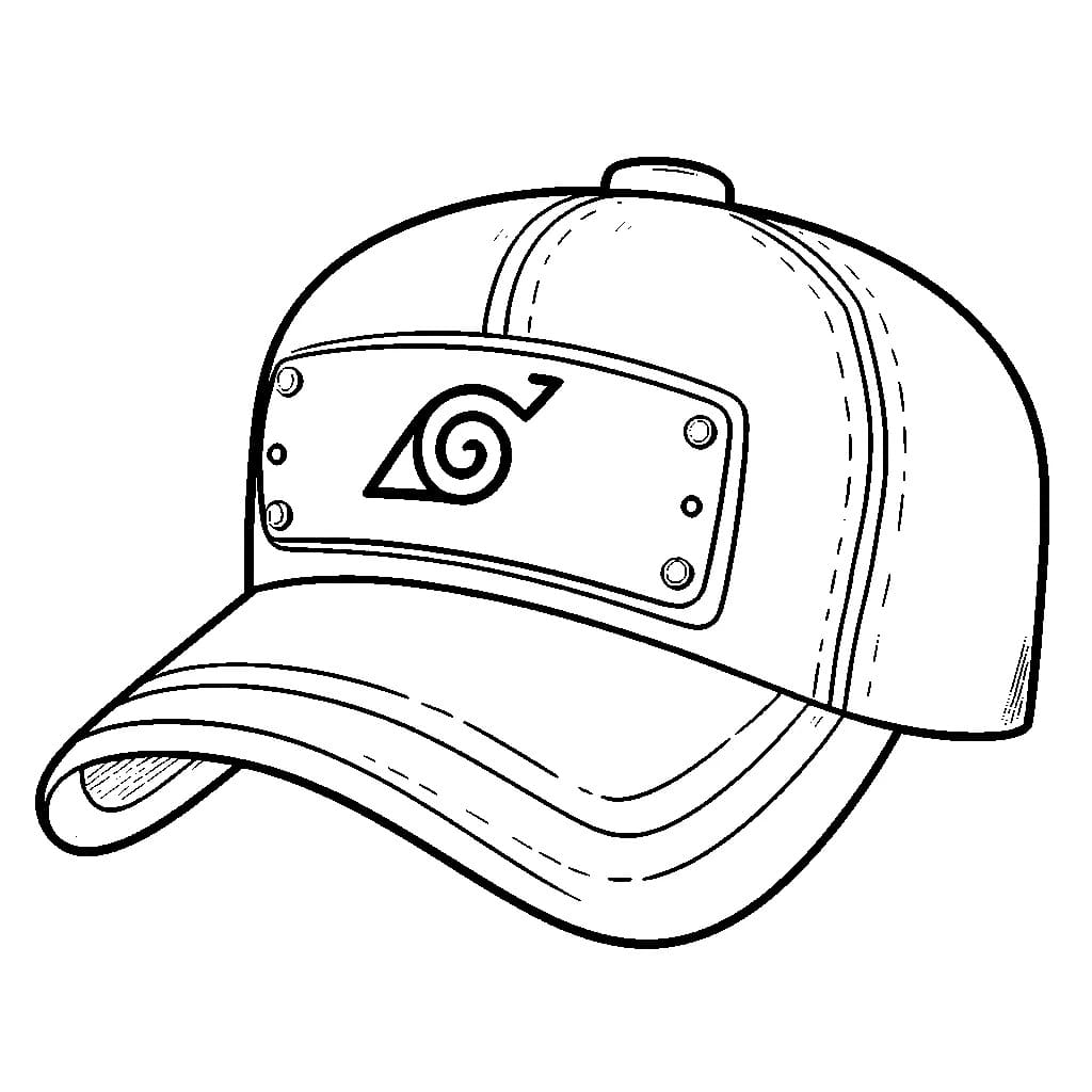 Coloriage Dessin Casquette Naruto