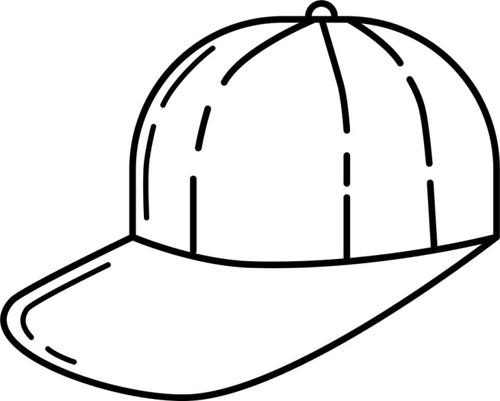 Coloriage Dessin facile Casquette