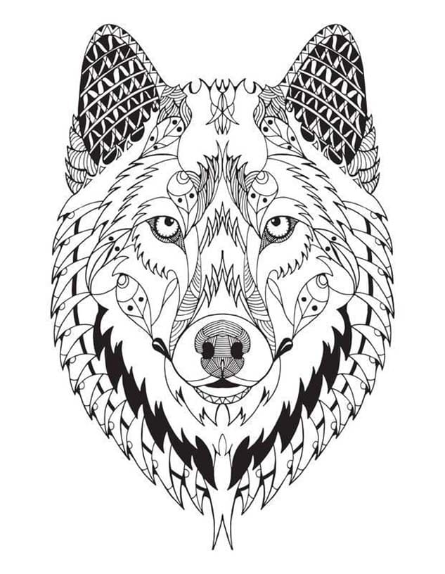 Coloriage Dessin gratuit Adulte Animaux imprimable à imprimer