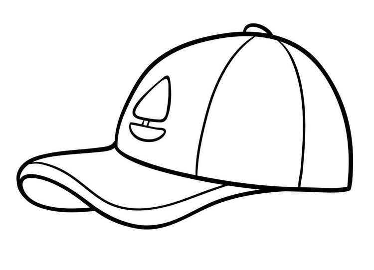 Coloriage Dessin gratuit Casquette imprimable