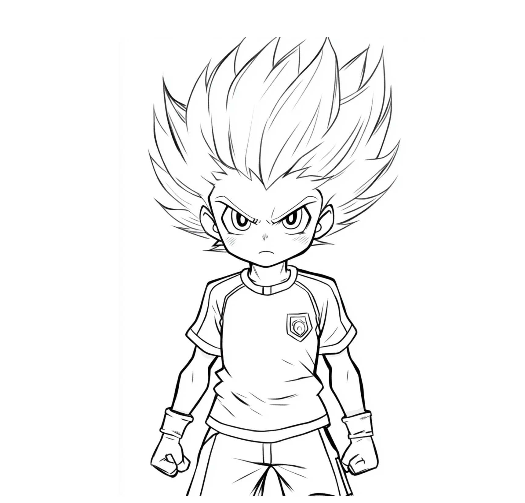 Coloriage Dessin gratuit Inazuma Eleven 4