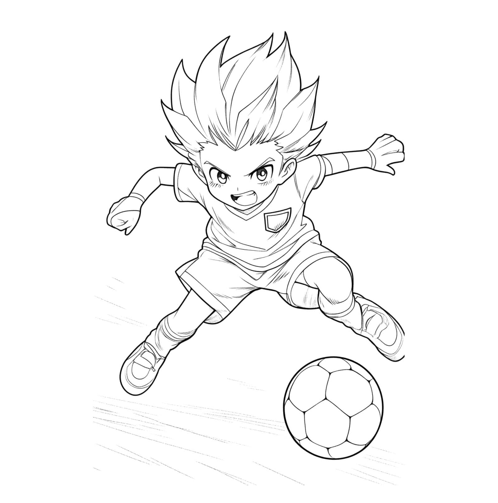 Coloriage Dessin gratuit Inazuma Eleven 6