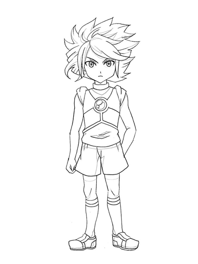 Coloriage Dessin gratuit Inazuma Eleven 7