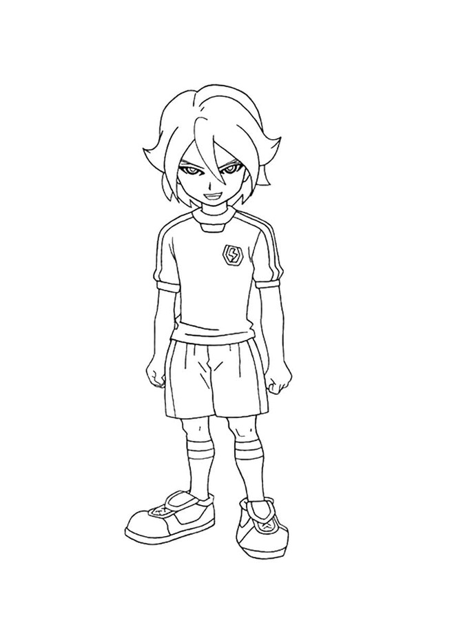 Coloriage Dessin gratuit Inazuma Eleven 8