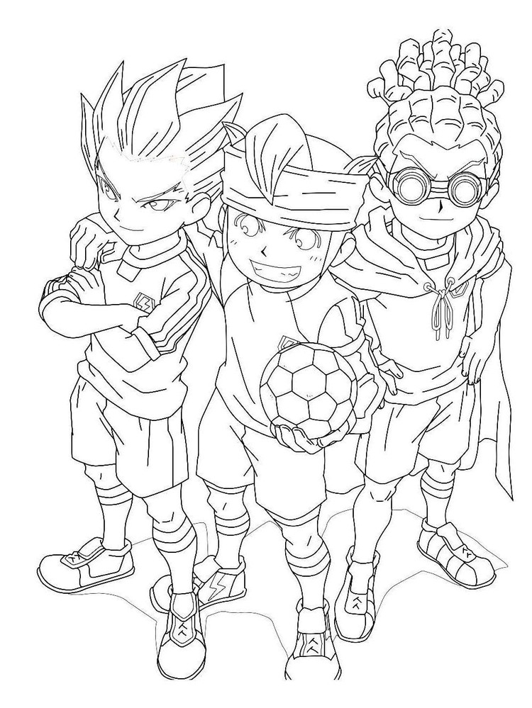 Coloriage Dessin gratuit Inazuma Eleven 9