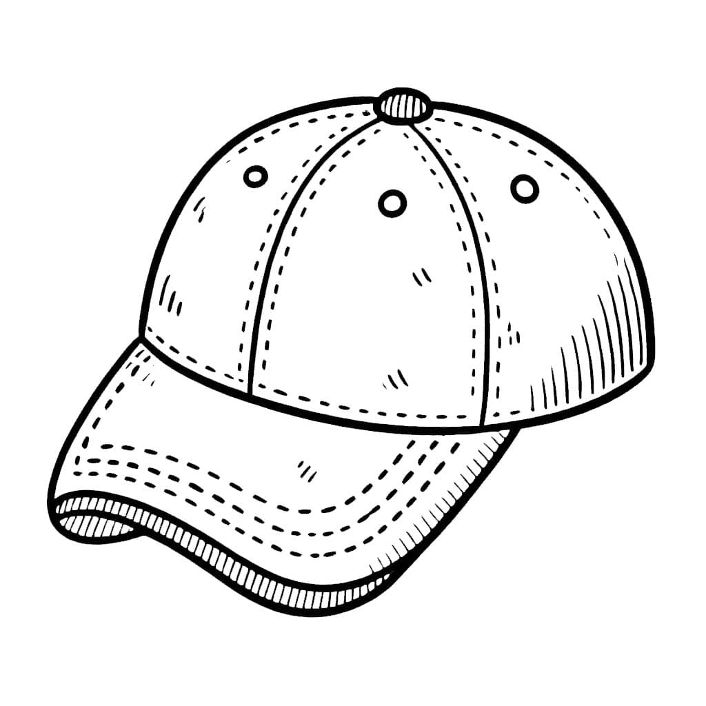 Coloriage Dessin image Casquette