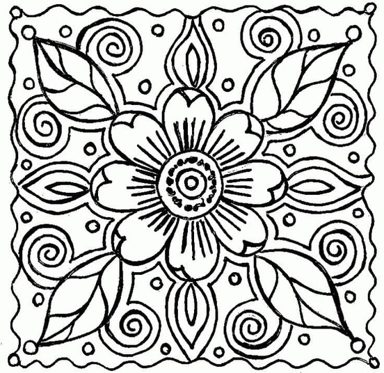 Coloriage Dessin Imprimable gratuit abstrait