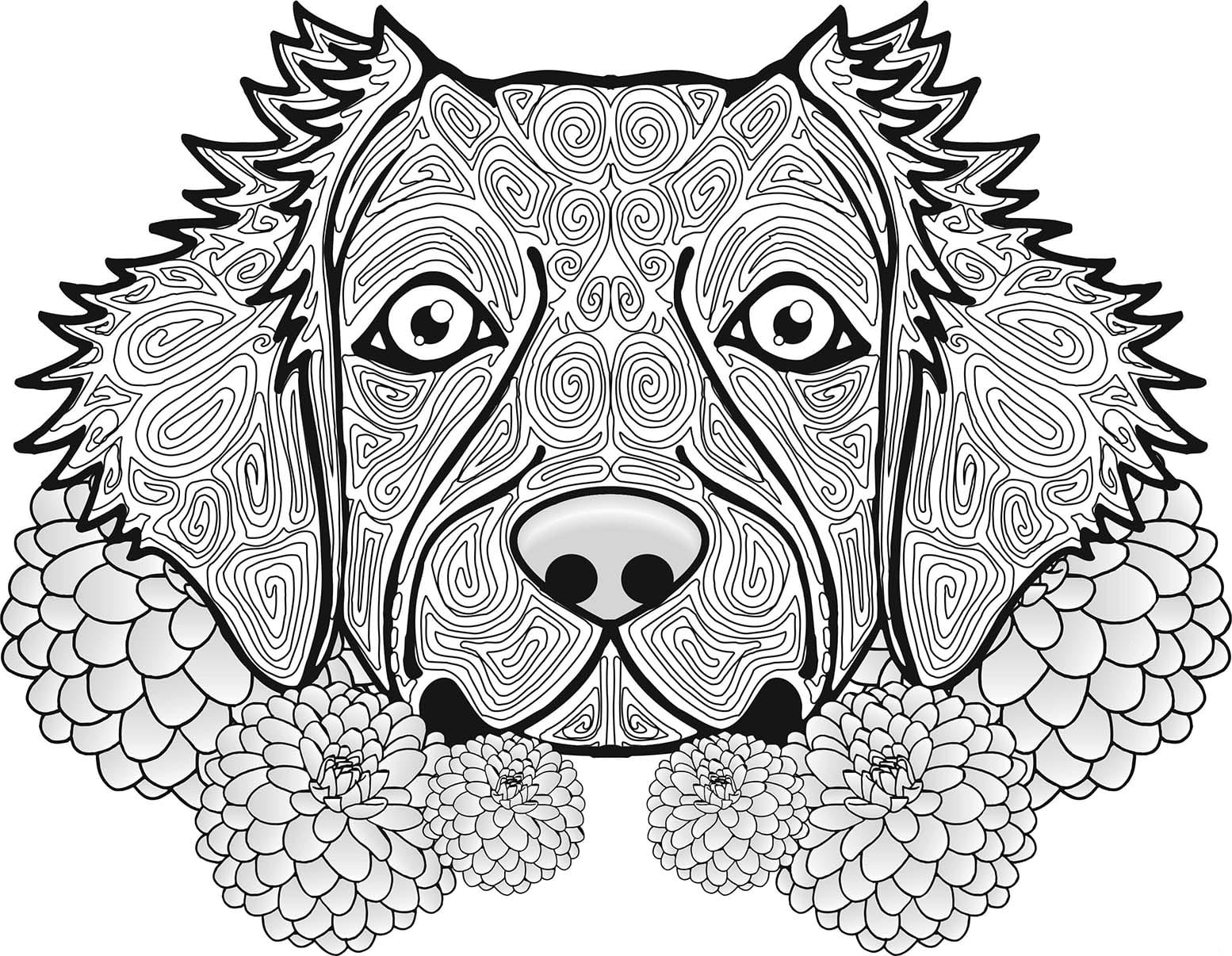 Coloriage Dessin imprimable gratuit Adulte Animaux