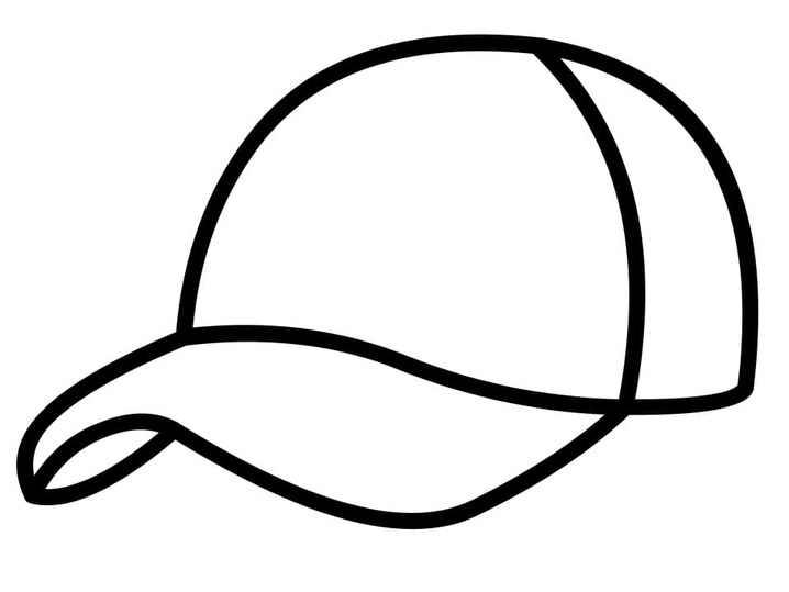 Coloriage Casquette à imprimer