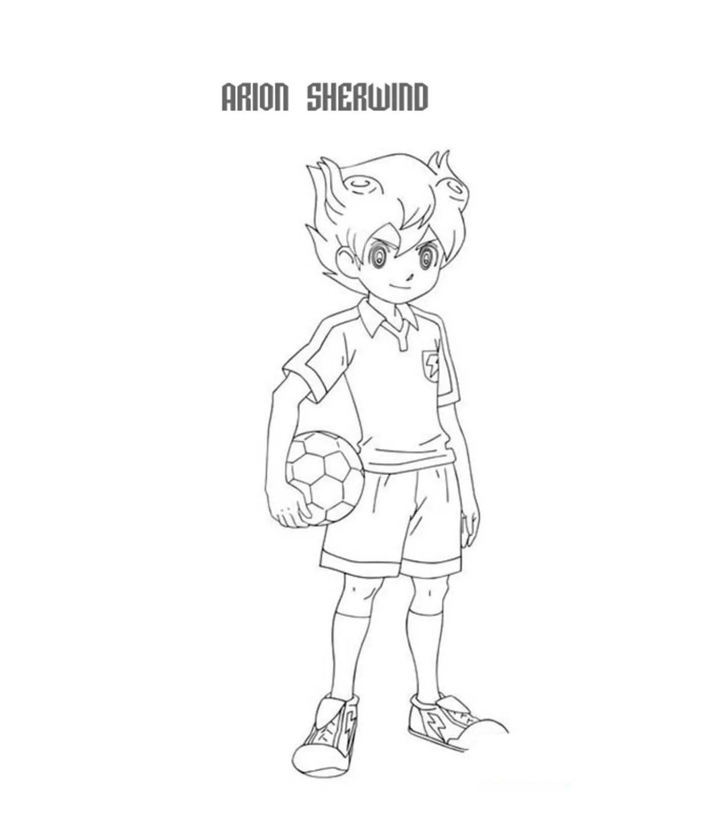 Coloriage Dessine Arion Sherwind de inazuma eleven