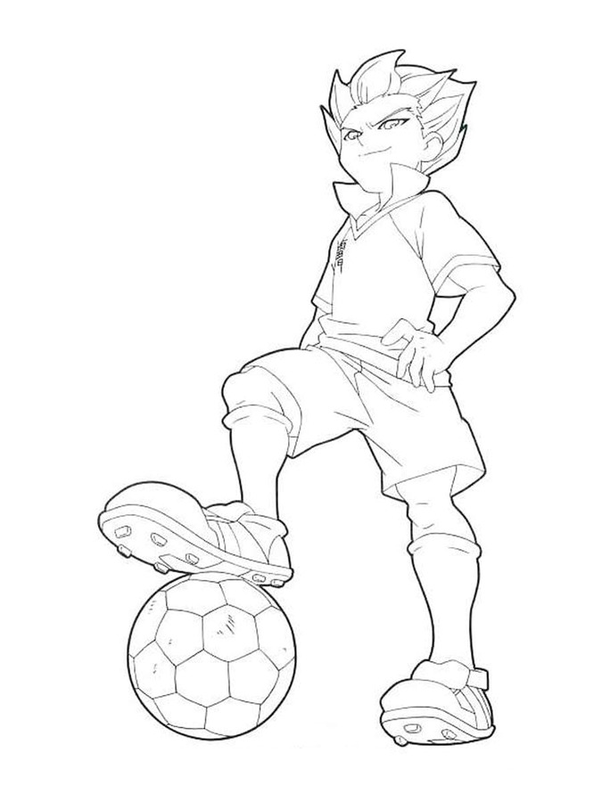 Coloriage Dessine Axel Blaze Inazuma Eleven