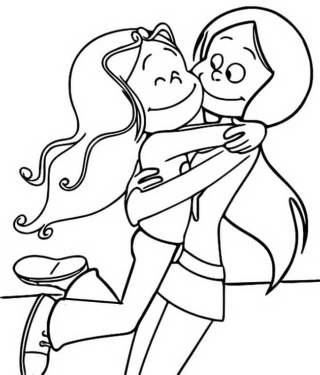 Coloriage Dessine gratuit Les Sisters