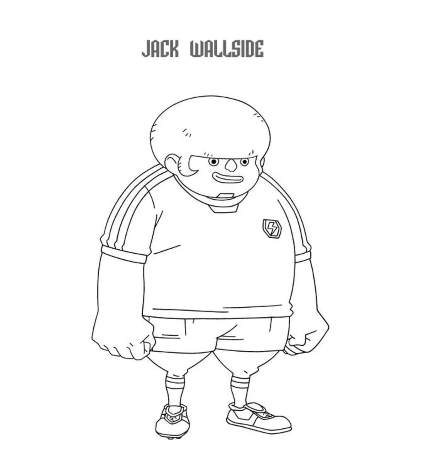 Coloriage Dessine Jack Wallside inazuma eleven