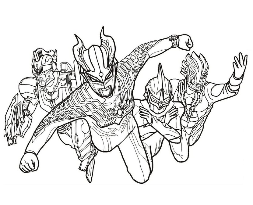 Coloriage Dessine le génial Ultraman