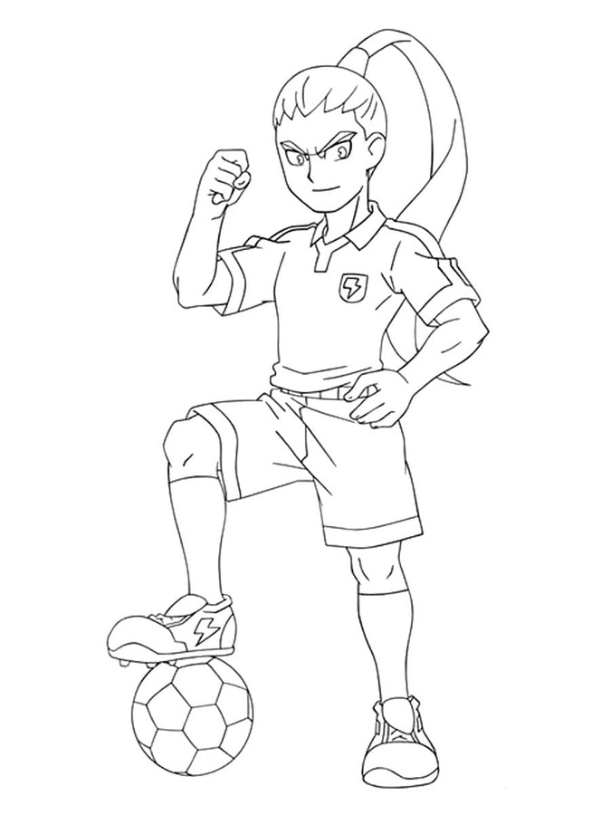 Coloriage Dessine ryoma nishiki inazuma eleven