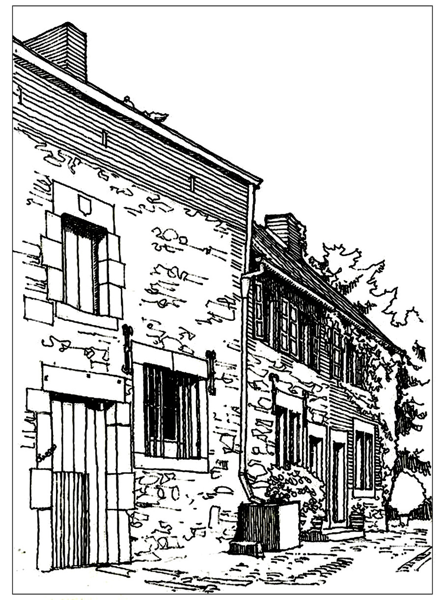 Coloriage Dessiner des villages en France