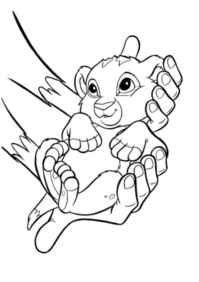 Coloriage Dessiner Disney Bébé très basique