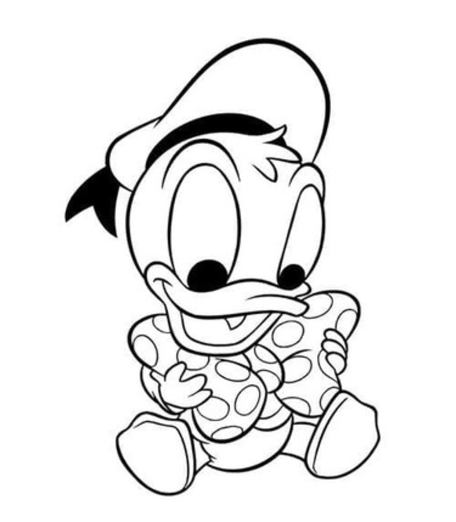 Coloriage Dessiner gratuit Disney Bébé à imprimer