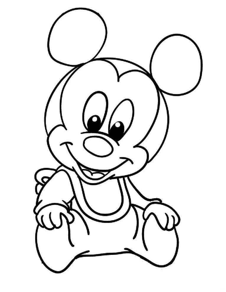 Coloriage Disney Bébé à imprimer